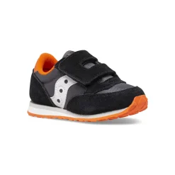 Saucony Baby'S Baby Jazz Hook & Loop Sneaker Black / Grey / Orange|Kids Jongen
