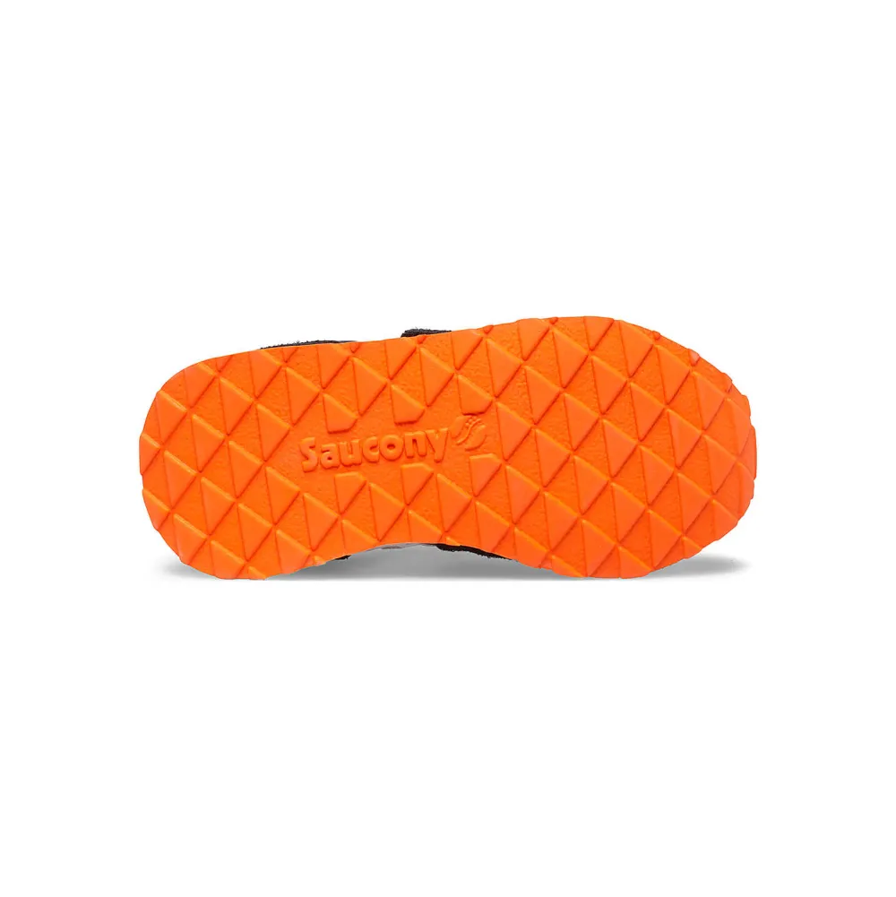 Saucony Baby'S Baby Jazz Hook & Loop Sneaker Black / Grey / Orange|Kids Jongen