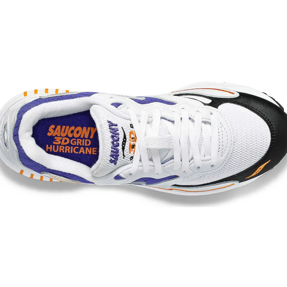 Saucony 3D Grid Hurricane White / Purple|Heren Grid