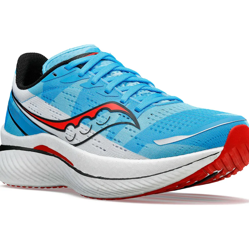 Saucony Dames Chicago Endorphin Speed 3 Blue / White / Red|Dames Neutraal
