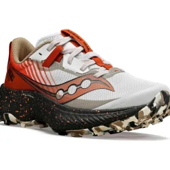 Saucony Dames Endorphin Edge Fog / Zenith|Dames Trail Running
