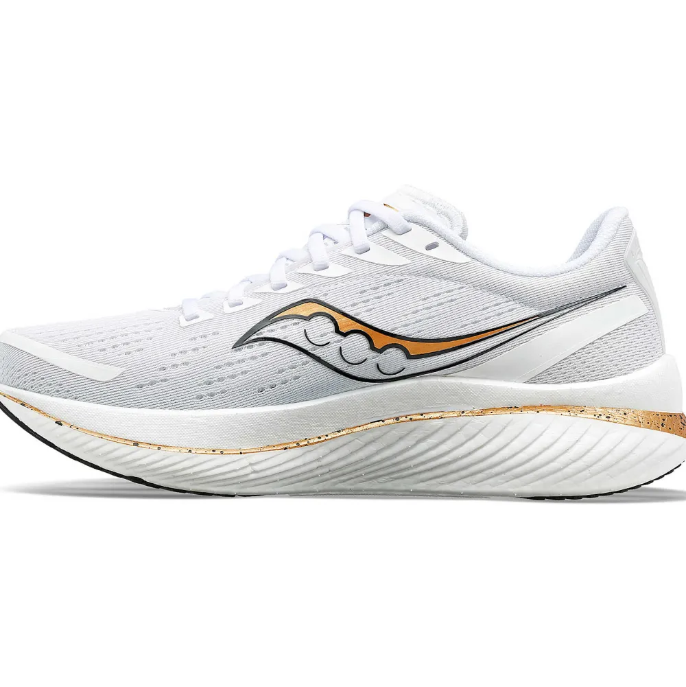 Saucony Dames Endorphin Speed 3 White / Gold|Dames Neutraal