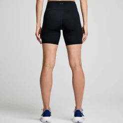 Saucony Dames Fortify 6" Short Black|Dames Tights En Shorts