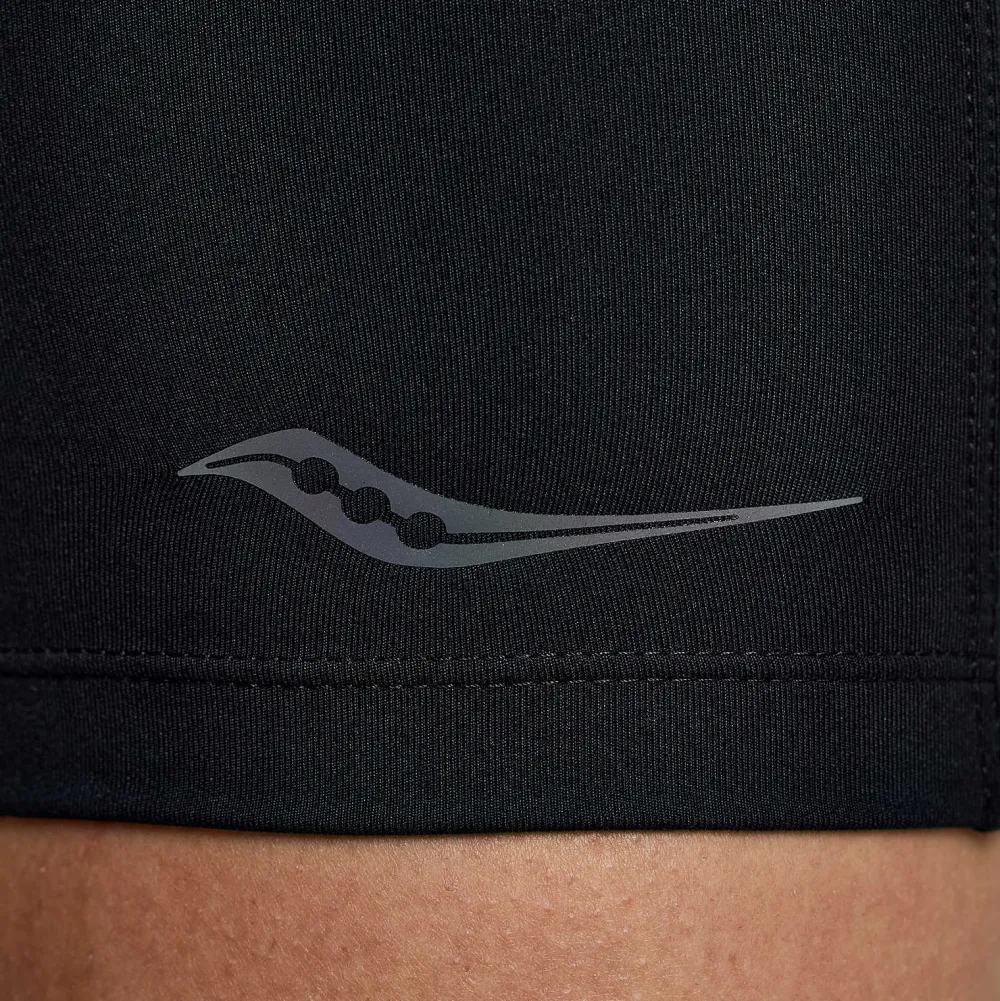 Saucony Dames Fortify 6" Short Black|Dames Tights En Shorts