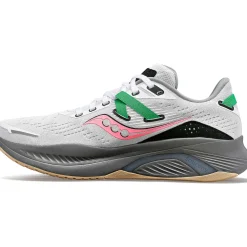 Saucony Dames Guide 16 White / Gravel|Dames Stabiliteit
