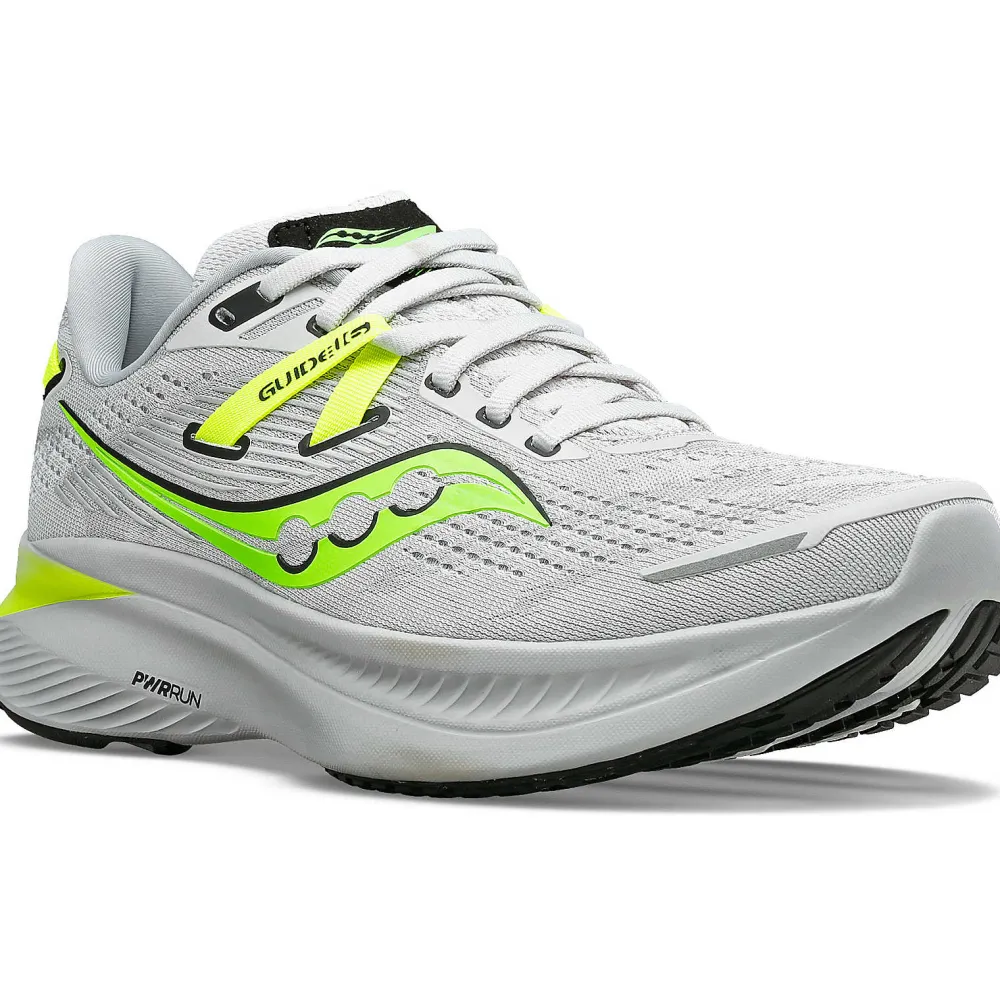 Saucony Dames Guide 16 Fossil / Slime|Dames Stabiliteit