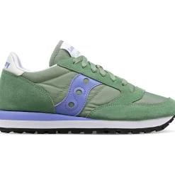 Saucony Dames Jazz Original Green / Light Blue|Dames Jazz