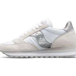 Saucony Dames Jazz Triple White / Silver|Dames Jazz