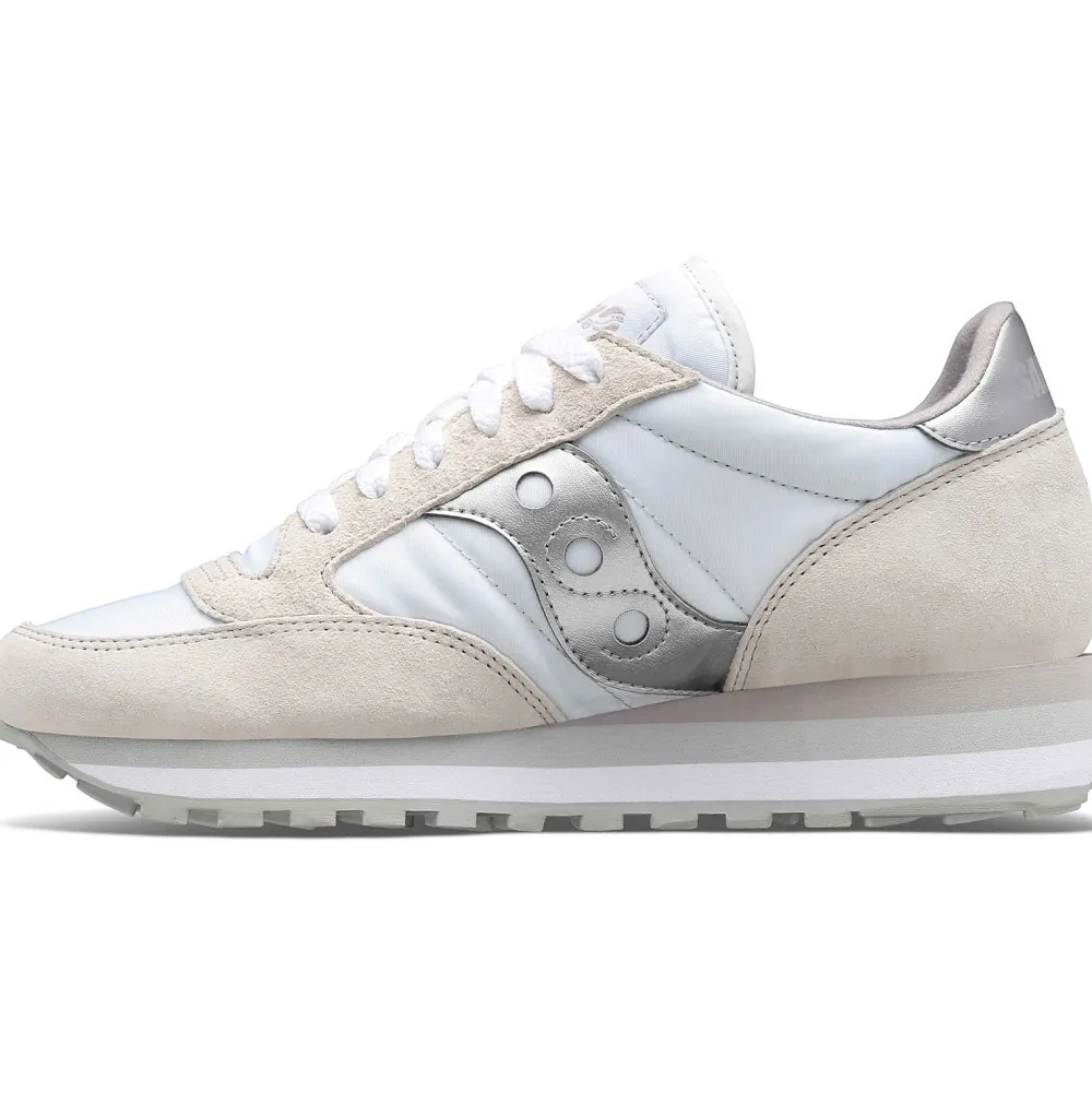 Saucony Dames Jazz Triple White / Silver|Dames Jazz