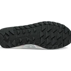 Saucony Dames Jazz Triple White / Grey / Pink|Dames Jazz