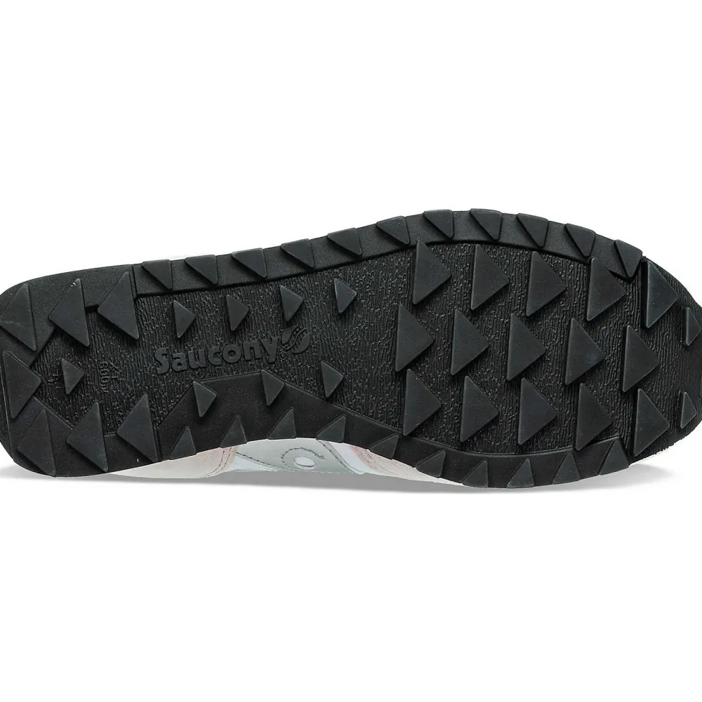 Saucony Dames Jazz Triple White / Grey / Pink|Dames Jazz