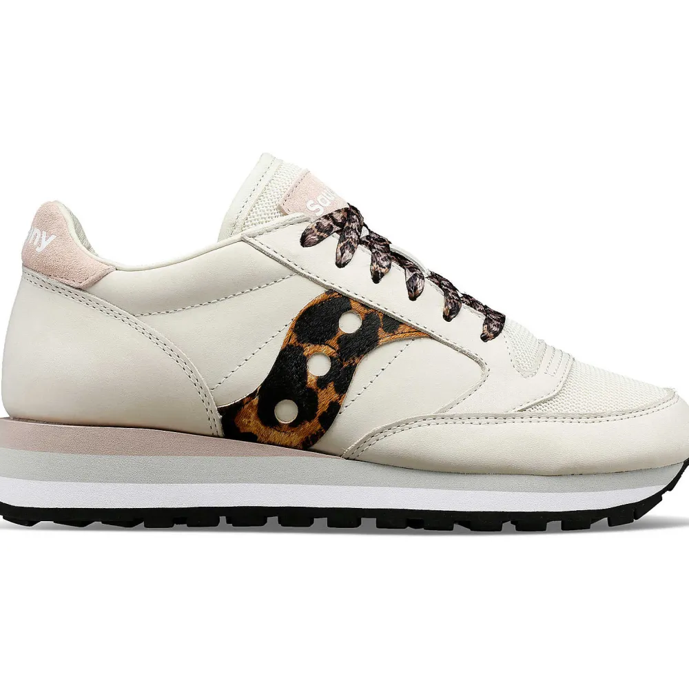 Saucony Dames Jazz Triple Beige / Leopard|Dames Jazz