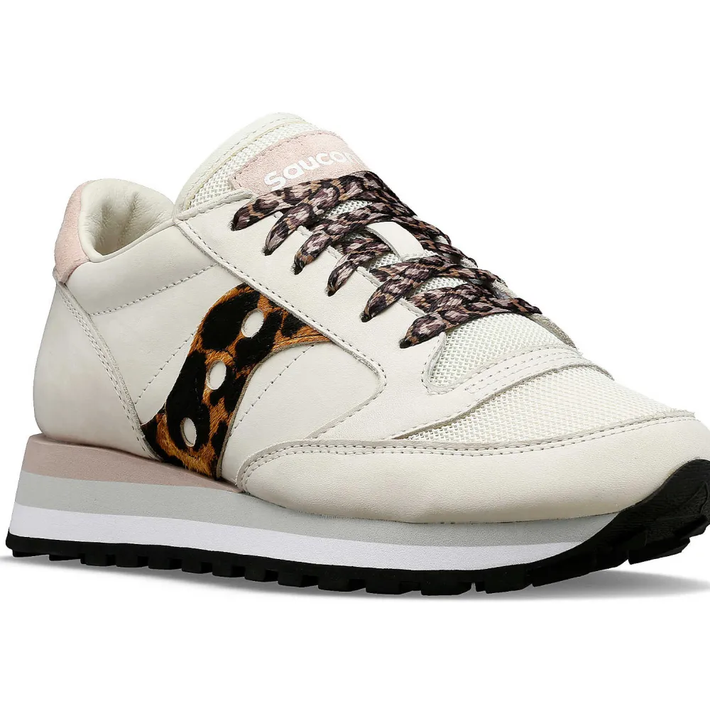 Saucony Dames Jazz Triple Beige / Leopard|Dames Jazz