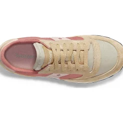 Saucony Dames Jazz Triple Beige / Red|Dames Jazz