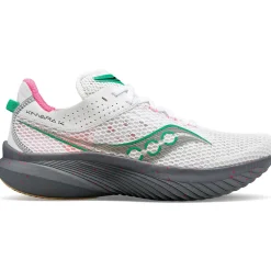 Saucony Dames Kinvara 14 White / Gravel|Dames Neutraal