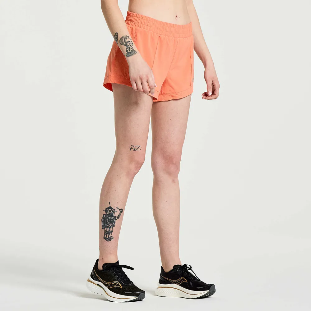 Saucony Dames Outpace 3" Short Zenith|Dames Tights En Shorts