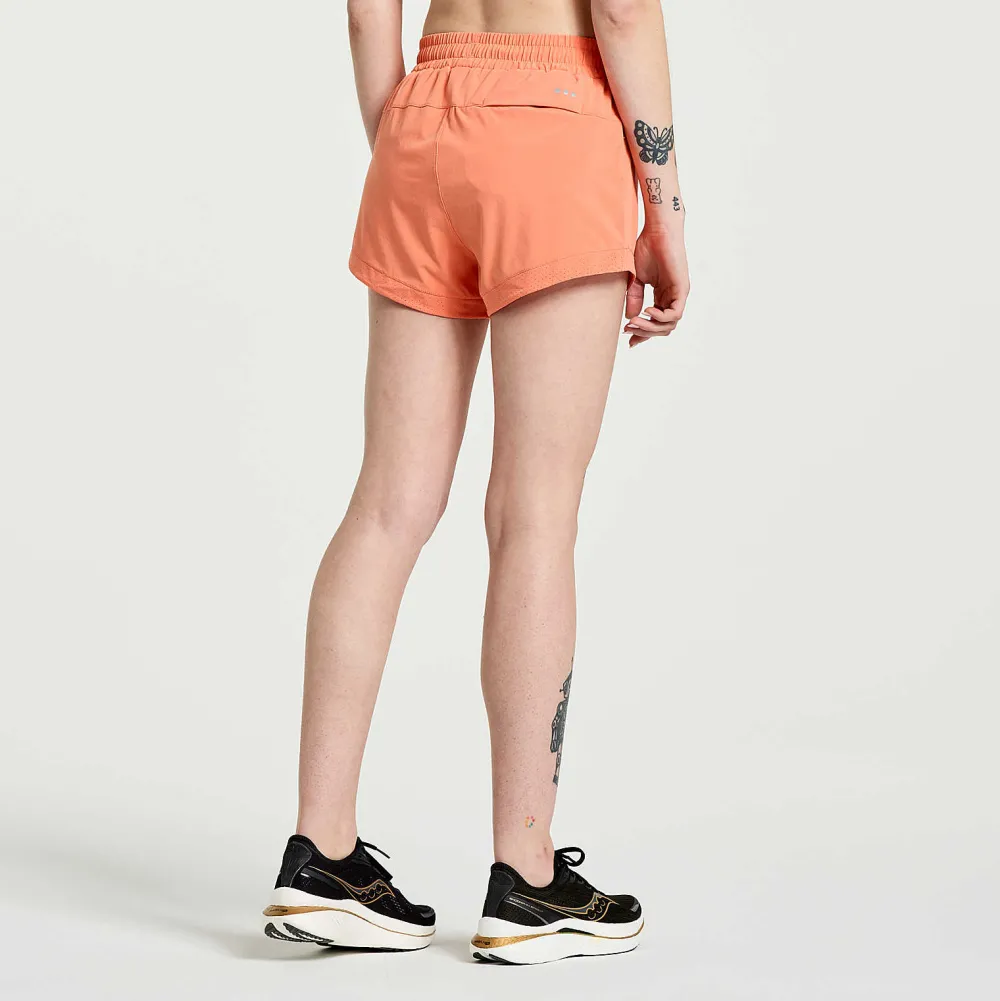 Saucony Dames Outpace 3" Short Zenith|Dames Tights En Shorts