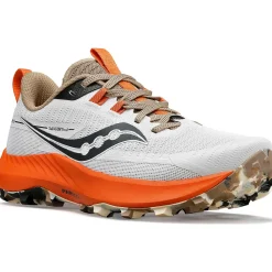 Saucony Dames Peregrine 13 Fog / Zenith|Dames Trail Running