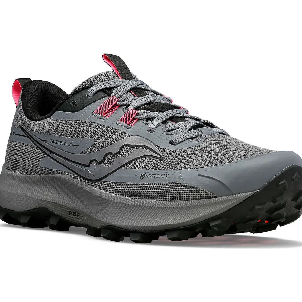Saucony Dames Peregrine 13 Gtx Gravel / Black|Dames Trail Running