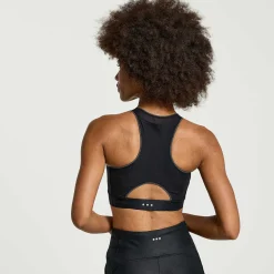 Saucony Dames Pinnacle Bra Top Black|Dames Tops