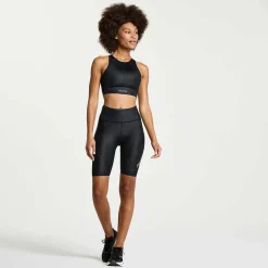 Saucony Dames Pinnacle Bra Top Black|Dames Tops