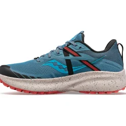 Saucony Dames Ride 15 Tr Mist / Ember|Dames Trail Running