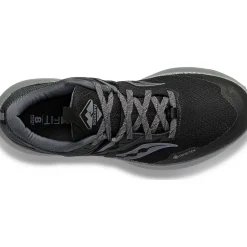 Saucony Dames Ride 15 Tr Gtx Black / Charcoal|Dames Trail Running