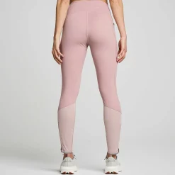 Saucony Dames Runshield Tight Smoke Heather|Dames Tights En Shorts