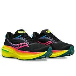 Saucony Dames X Sweaty Betty Triumph 21 Black / Pink / Citron|Dames Neutraal