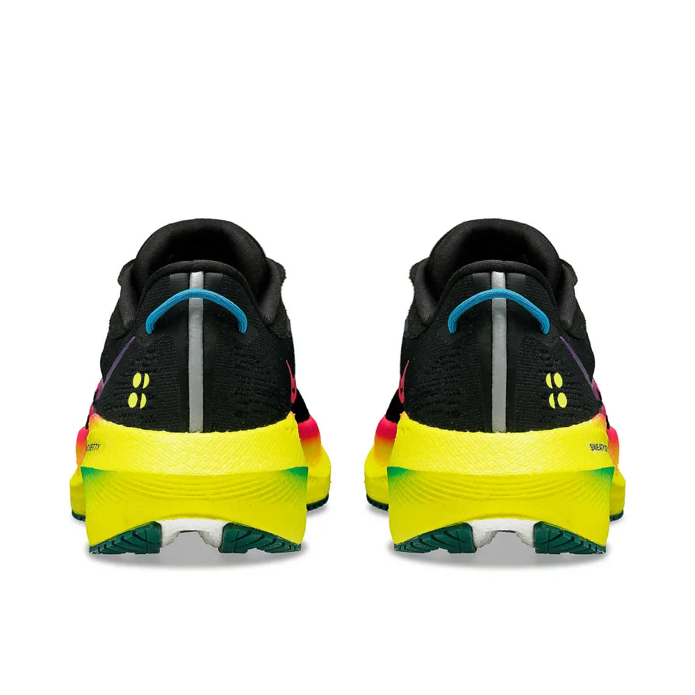 Saucony Dames X Sweaty Betty Triumph 21 Black / Pink / Citron|Dames Neutraal