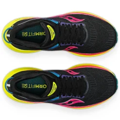 Saucony Dames X Sweaty Betty Triumph 21 Black / Pink / Citron|Dames Neutraal