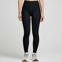 Saucony Dames Solstice Tight Black|Dames Tights En Shorts