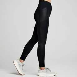 Saucony Dames Solstice Tight Black|Dames Tights En Shorts