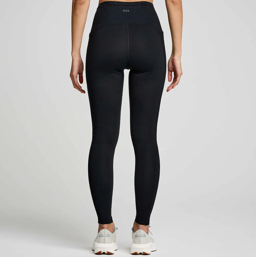 Saucony Dames Solstice Tight Black|Dames Tights En Shorts