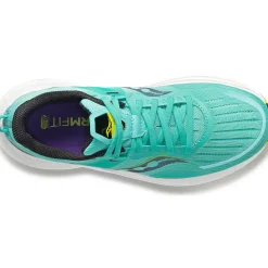 Saucony Dames Tempus Cool Mint / Acid|Dames Stabiliteit