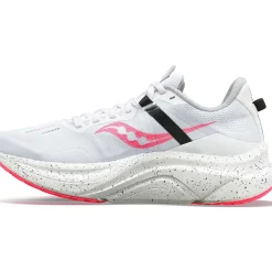 Saucony Dames Tempus White / Vizipink|Dames Stabiliteit