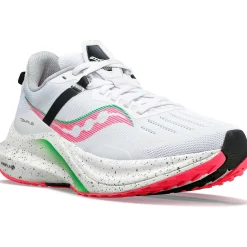 Saucony Dames Tempus White / Vizipink|Dames Stabiliteit