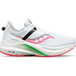 Saucony Dames Tempus White / Vizipink|Dames Stabiliteit