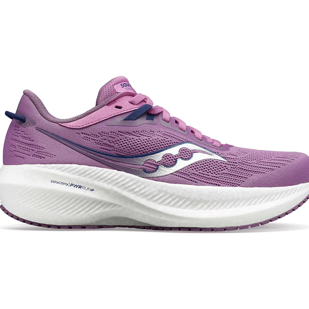 Saucony Dames Triumph 21 Grape / Indigo|Dames Neutraal
