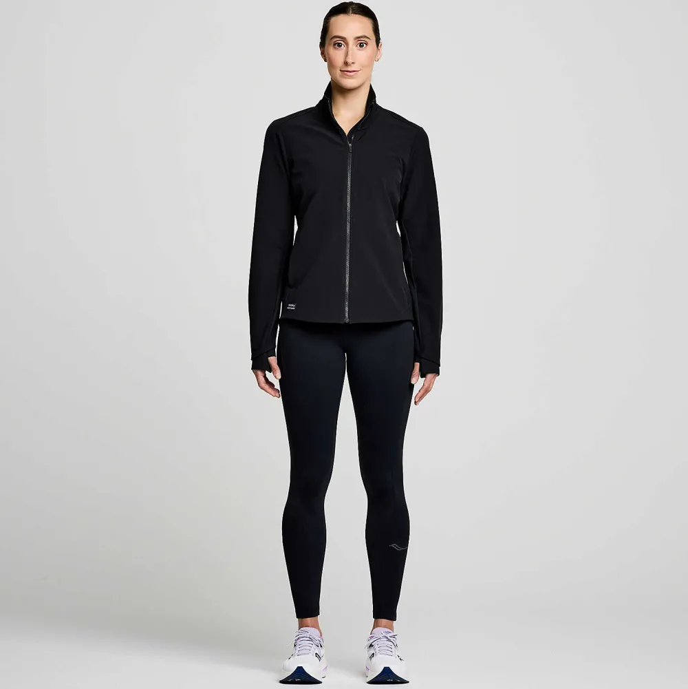 Saucony Dames Triumph Jacket Black|Dames Jacks En Vesten