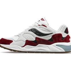 Saucony Grid Shadow 2 Cream / Red|Heren Grid