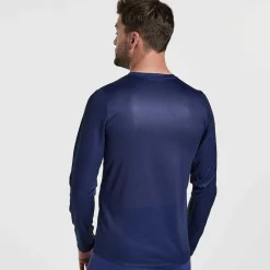 Saucony Heren Elite Long Sleeve Sodalite|Heren Tops