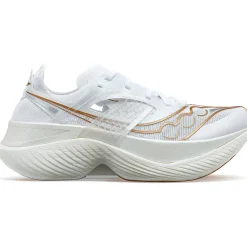 Saucony Heren Endorphin Elite White / Gold|Heren Racing