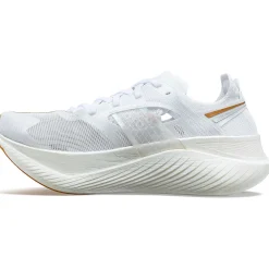 Saucony Heren Endorphin Elite White / Gold|Heren Racing