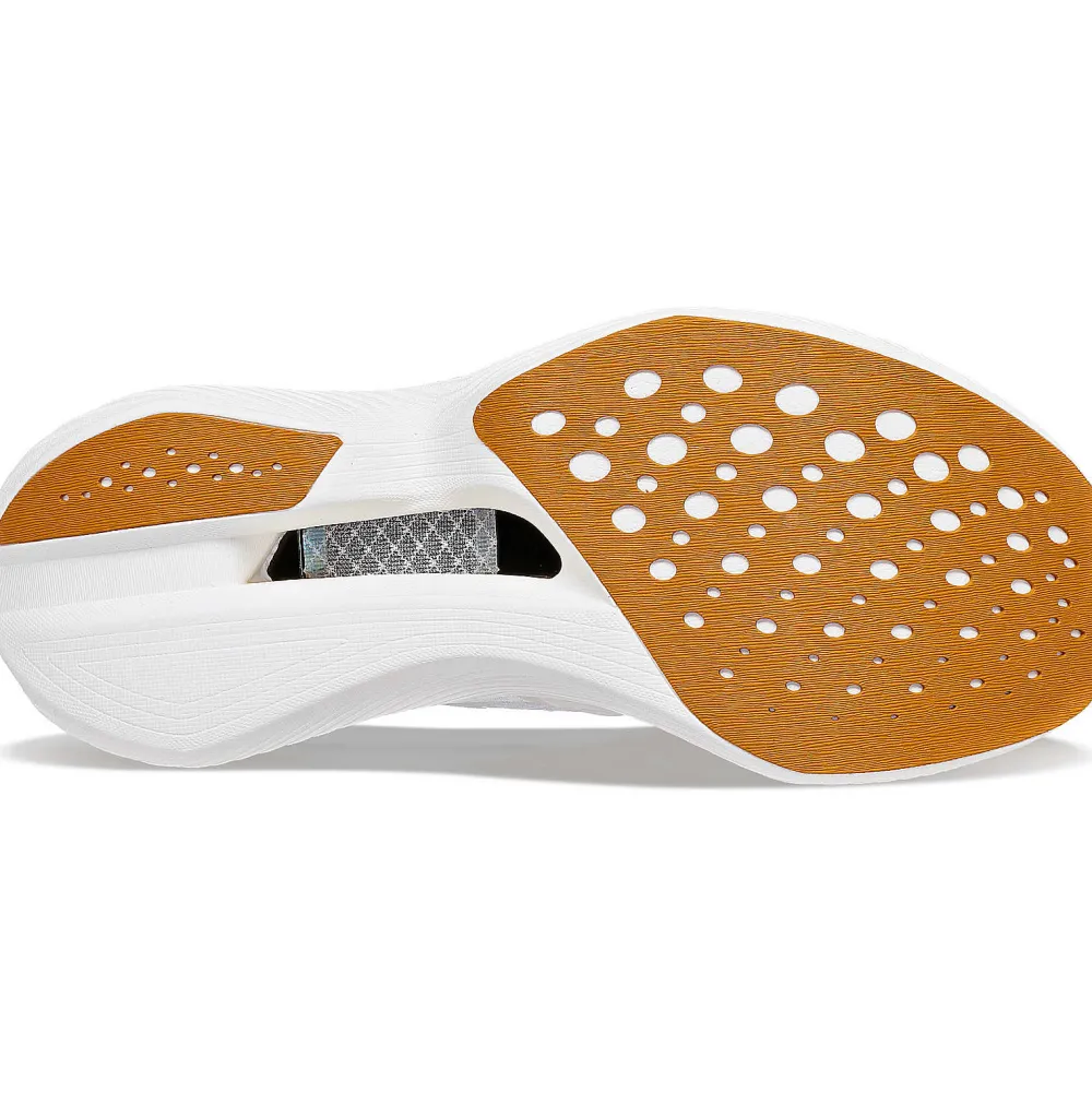 Saucony Heren Endorphin Elite White / Gold|Heren Racing