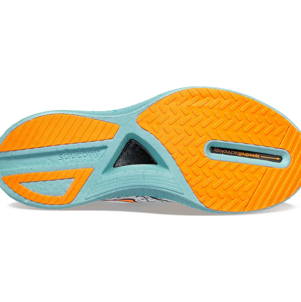 Saucony Heren Endorphin Pro 3 Fog / Viziorange|Heren Neutraal