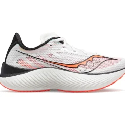 Saucony Heren Endorphin Pro 3 White / Black / Vizired|Heren Neutraal