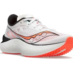 Saucony Heren Endorphin Pro 3 White / Black / Vizired|Heren Neutraal