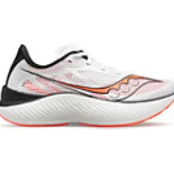 Saucony Heren Endorphin Pro 3 White / Black / Vizired|Heren Neutraal