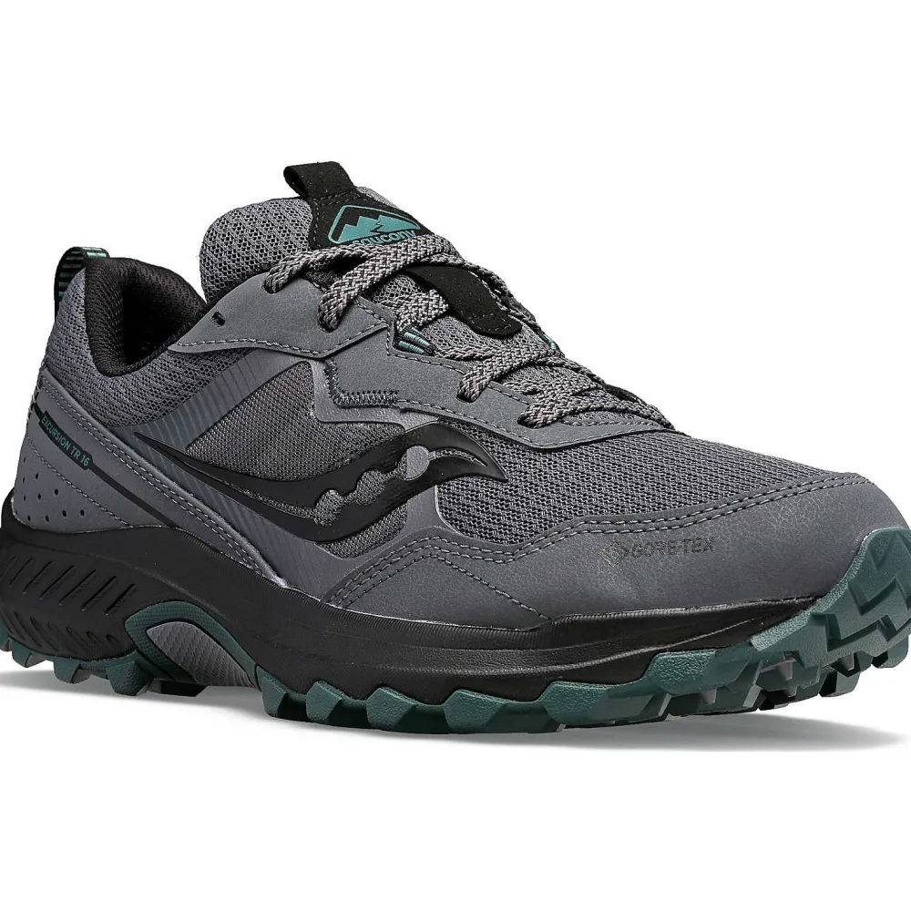 Saucony Heren Excursion Tr16 Gtx Shadow / Forest|Heren Trail Running